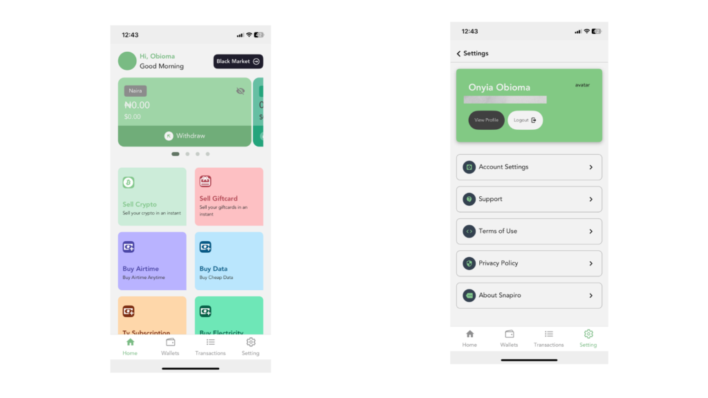 Add Bank Account On Snapiro